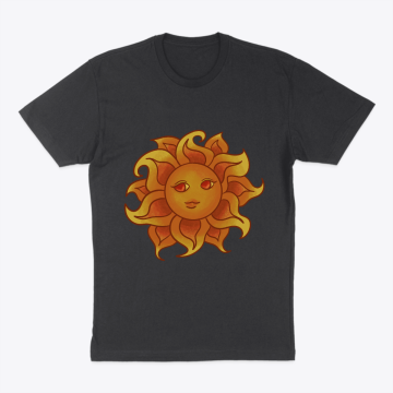 Radiant Smile Anime Sun T-Shirt
