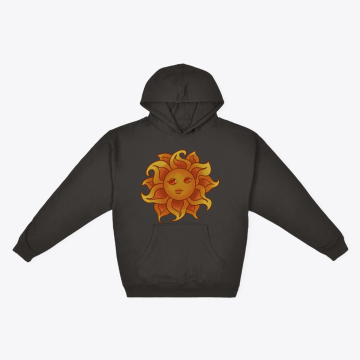 Day and Night – Cute Anime Sun &amp; Moon Astrology-Themed Hoodie