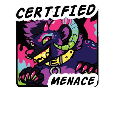Certified Menace - Satine the Demon Hyena