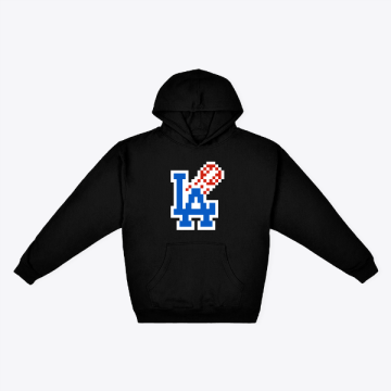 LA Baseball Hoodie ⚾ (8-Bit Art)
