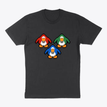 RGB Penguin Trio ???? (8-Bit Art)