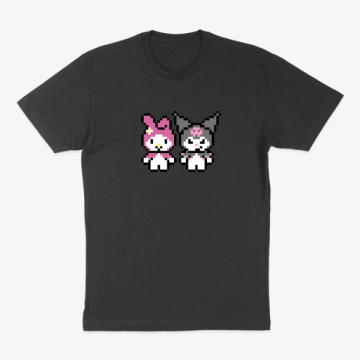 Cute Rabbit Duo (8-Bit Art)