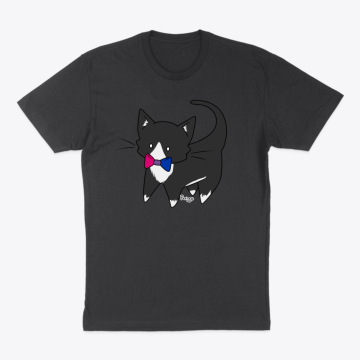 Bi Pride Tuxedo Cat