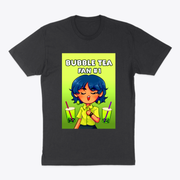 Bubble tea fan t-shirt!!
