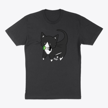 Aro Pride Tuxedo Cat