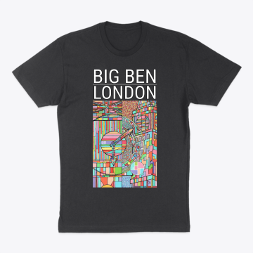 Big Ben London England Abstract Mosaic