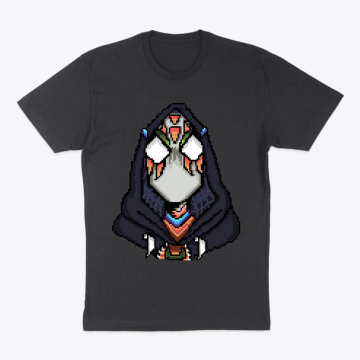 Peacock Spider Pixel Art