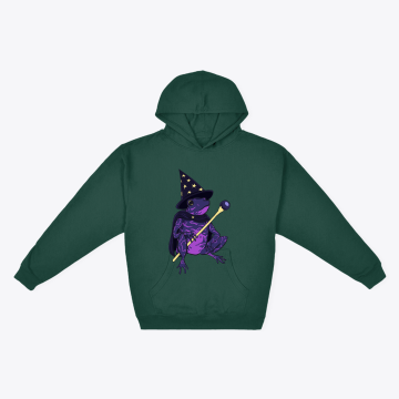 Harlequin Toad Wizard Pullover Hoodie
