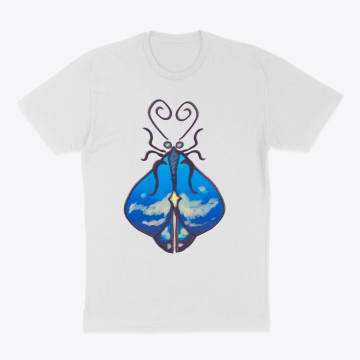 butterfly shirt: morpho cypris