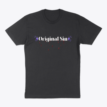 Double sided original sin T-shirt