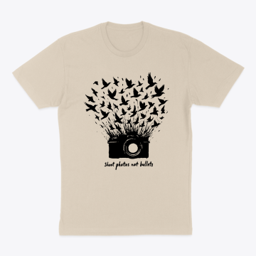 Shoot Photos Not Bullets - Black