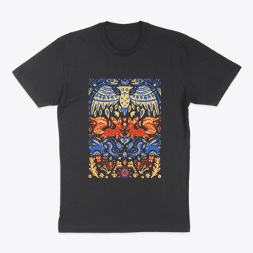 Foodchain Folk Art Animal Pattern