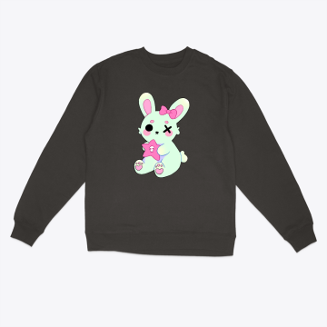 Kawaii Bunny Mascot Crewneck