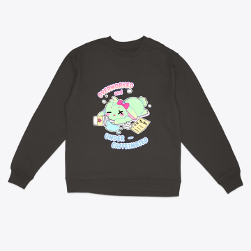 "Under-Caffeinated" Bunny Crewneck
