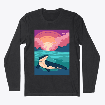 Alligator In Everglades Long Sleeve