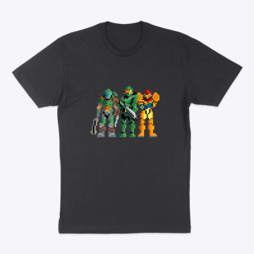Gaming Trio (8-Bit Art)
