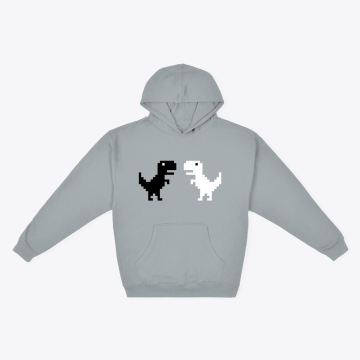 8-Bit Dino Hoodie ????
