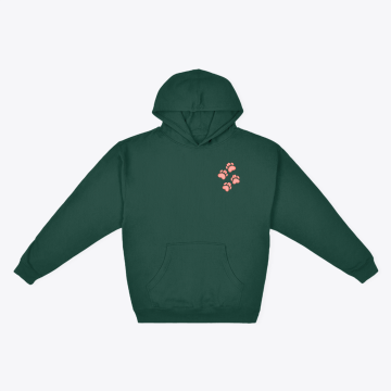 Stay Pawsitive! (Back Design - Hoodie)
