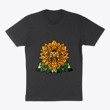 Mosiac Glass Sunflower