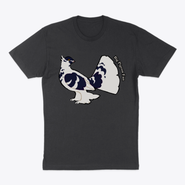 Fantail Pigeon - Big Pigeon Fan (dark)