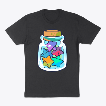 Paper stars jar