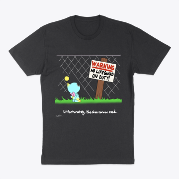 Chao cannot read white fence