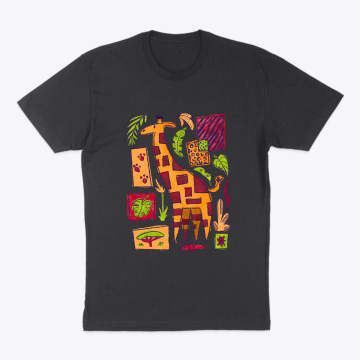 Retro 1950s Midcentury Giraffe Pattern