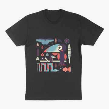 Geometric Toucan and Colorful Animals