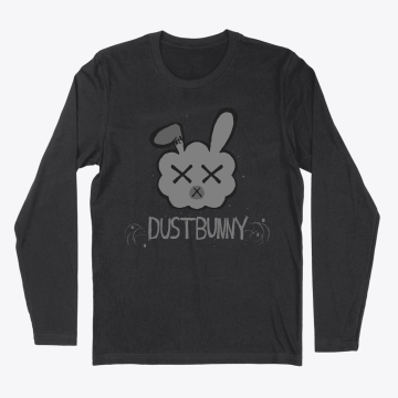 DJ DUSTBUNNY IN COLOR Long Sleeve Black