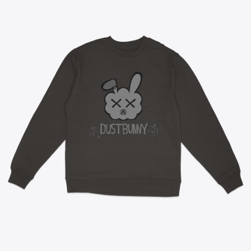 DJ DUSTBUNNY IN COLOR Sweatshirt Black