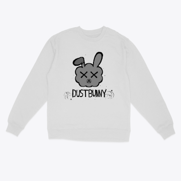 DJ DUSTBUNNY IN COLOR Sweatshirt White