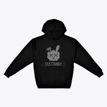 DJ DUSTBUNNY IN COLOR Hoodie Black
