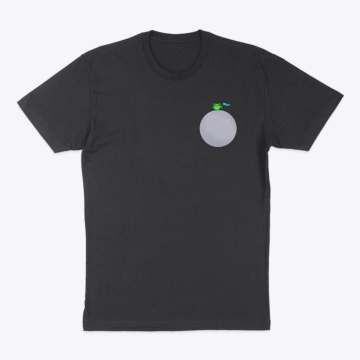Frog on the Moon Front and Back Design
