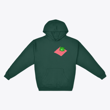 Sunset Picnic Frog Front and Back Design