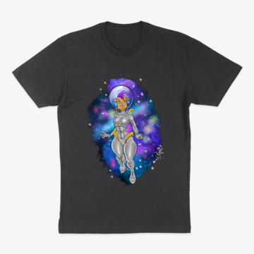 Space babe in space