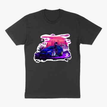 Vaporwave Vibe furry T shirt