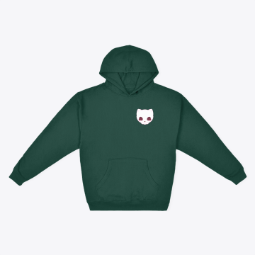 skull cat hoodie