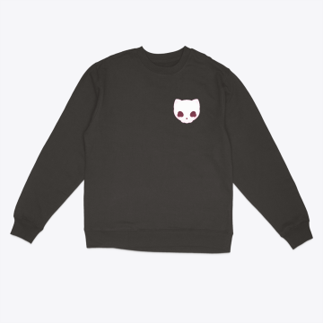 skull cat crew (mini logo)