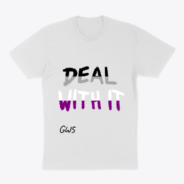 "Deal With It" Pride Shirt - Asexual