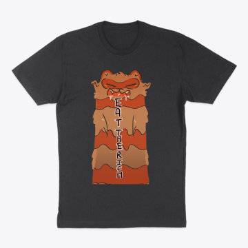eat the rich ferret shirt