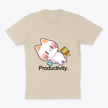 Productivity. Tee