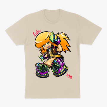 Sasha the cyberpunk skater/blader