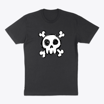 Classic Cartoon Skull n Bones