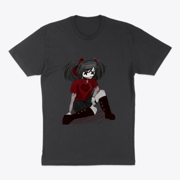 Don’t Look at Her – Anime Dark grunge T-SHIRT