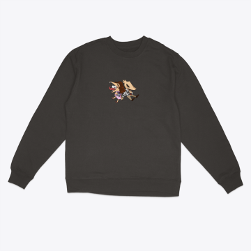 ghost biz FRONT &amp; BACK - sweatshirt