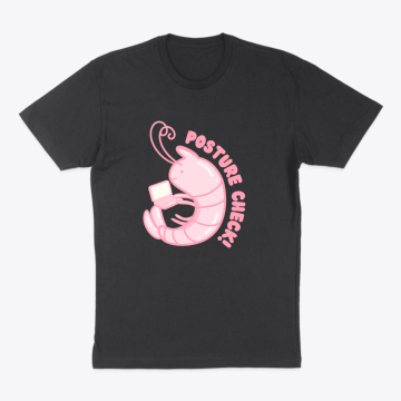 Pink Shrimp Posture Tee