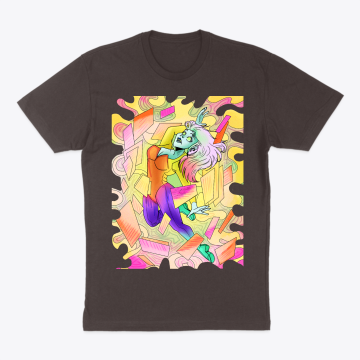 Neon Dreamscape Wavy