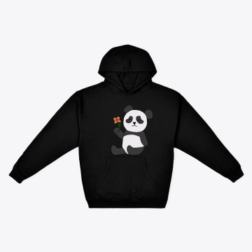 The Panda that loves Flowers