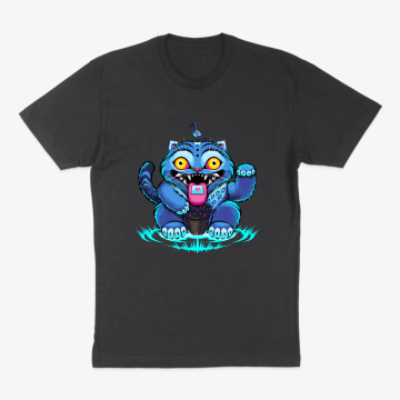 Derpy Blue Tiger T-shirts