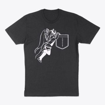 Horse girl Fake Pocket Shirt